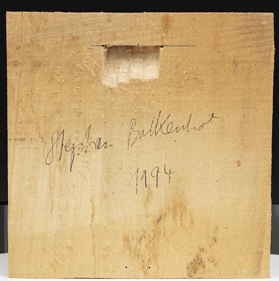 Stephan Balkenhol - Vier Kopfreliefs, Frauen - Back side