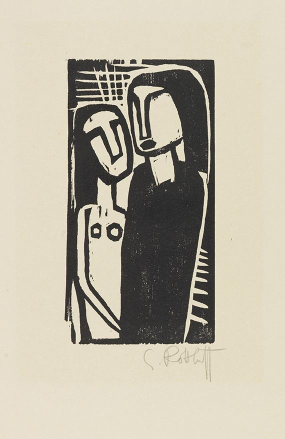 Karl Schmidt-Rottluff - Das Spiel Christa vom Schmerz der Schönheit des Weibes, von Alfred Brust - 