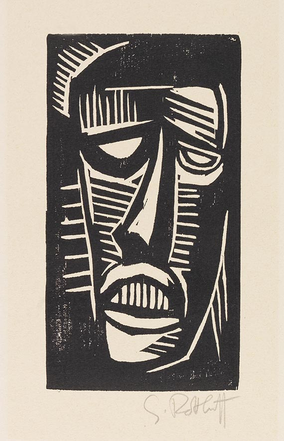Karl Schmidt-Rottluff - Das Spiel Christa vom Schmerz der Schönheit des Weibes, von Alfred Brust - 