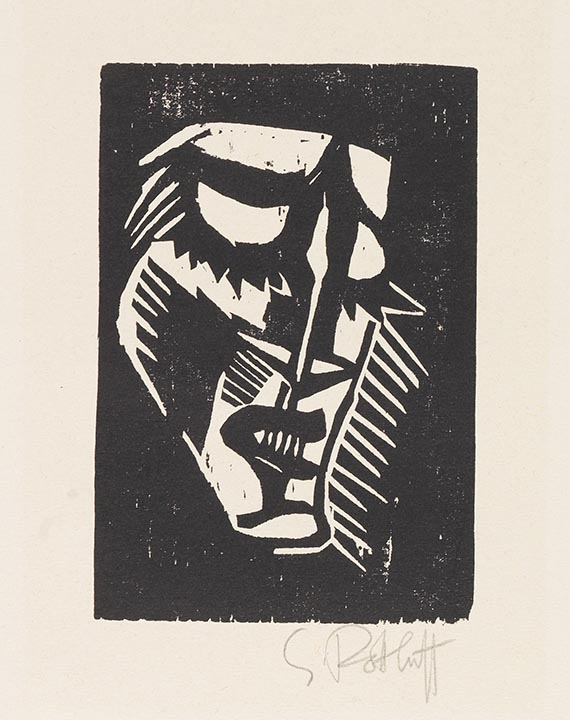 Karl Schmidt-Rottluff - Das Spiel Christa vom Schmerz der Schönheit des Weibes, von Alfred Brust - 