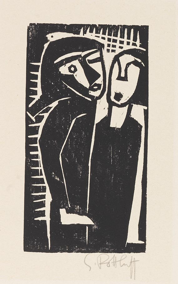Karl Schmidt-Rottluff - Das Spiel Christa vom Schmerz der Schönheit des Weibes, von Alfred Brust - 