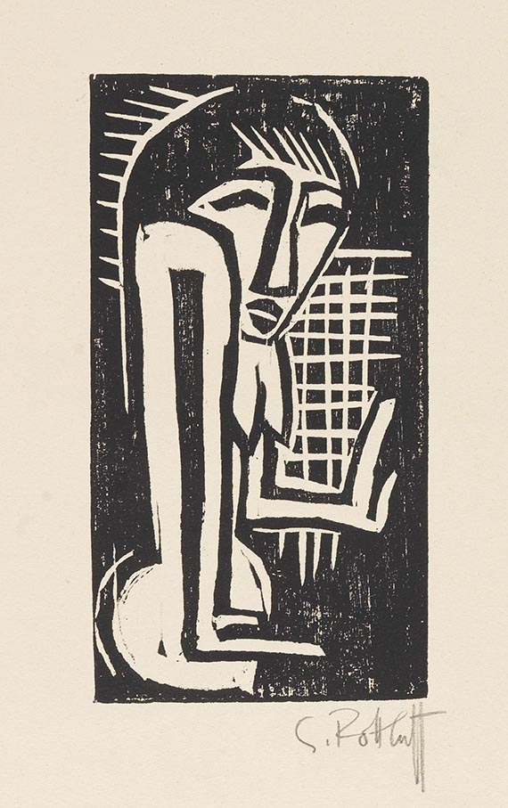 Karl Schmidt-Rottluff - Das Spiel Christa vom Schmerz der Schönheit des Weibes, von Alfred Brust - 
