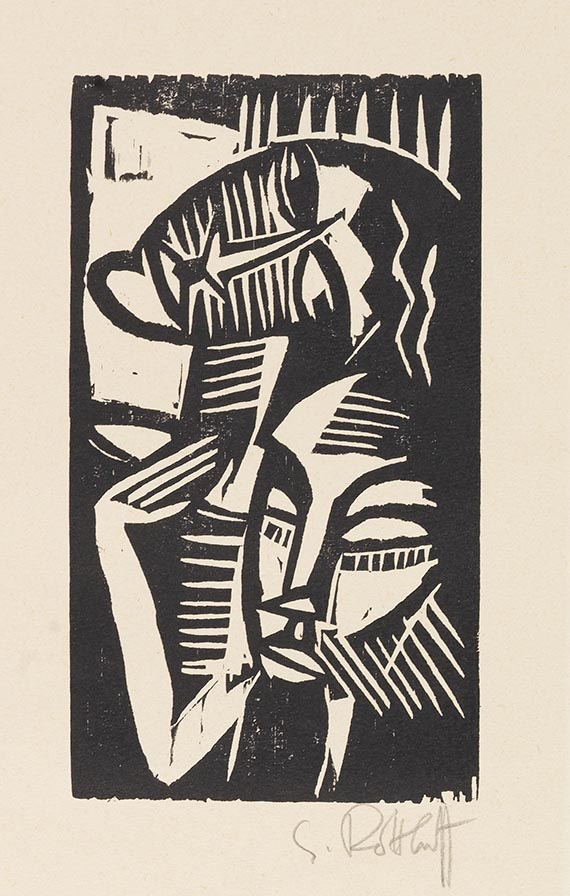 Karl Schmidt-Rottluff - Das Spiel Christa vom Schmerz der Schönheit des Weibes, von Alfred Brust - 