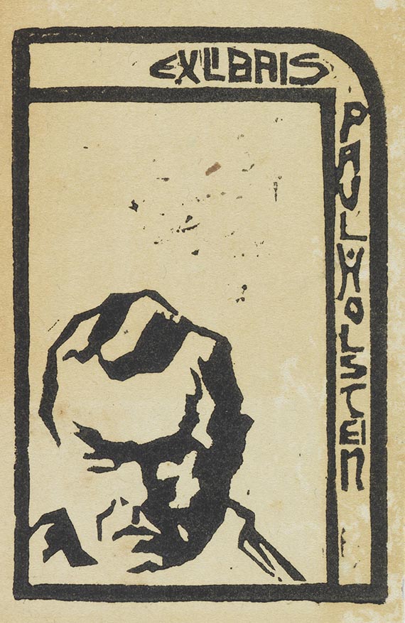 Karl Schmidt-Rottluff - Exlibris: Paul Holstein