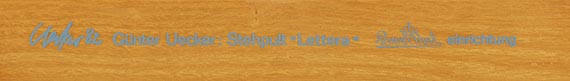 Günther Uecker - Stehpult "Lettera" - 