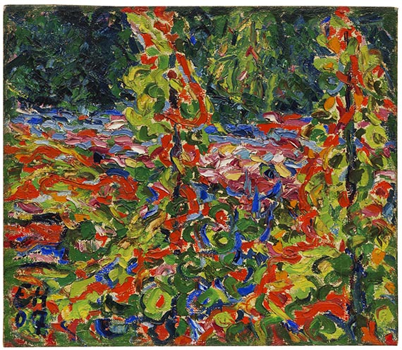 Erich Heckel - Blühende Kresse