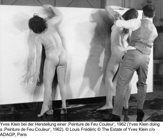 Yves Klein - Peinture de Feu Coleur, sans titre,(FC 11) - 
