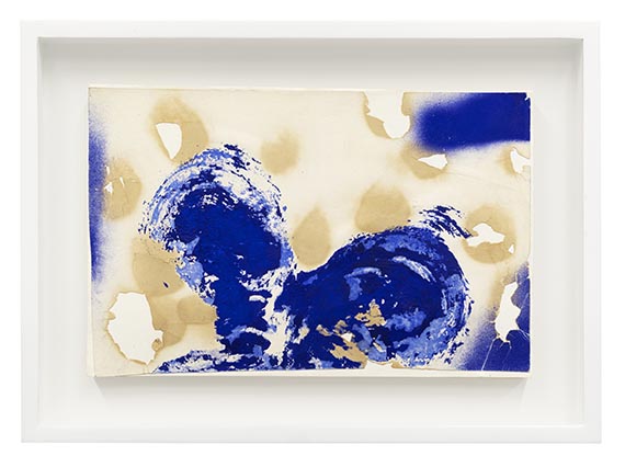 Yves Klein - Peinture de Feu Coleur, sans titre,(FC 11)