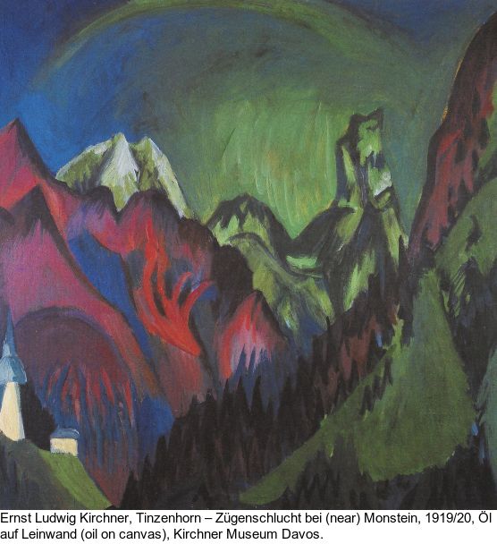 Ernst Ludwig Kirchner - Alphütten und Tinzenhorn - 