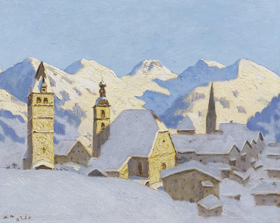 Alfons Walde - Kitzbühel im Winter