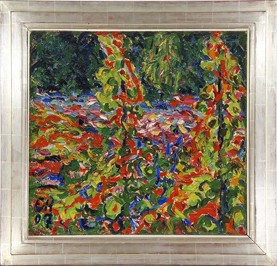 Erich Heckel - Blühende Kresse - Frame image