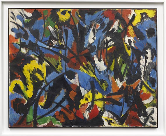 Ernst Wilhelm Nay - Azuro - Frame image