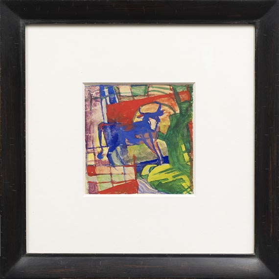 Franz Marc - Blaue Kuh - Frame image