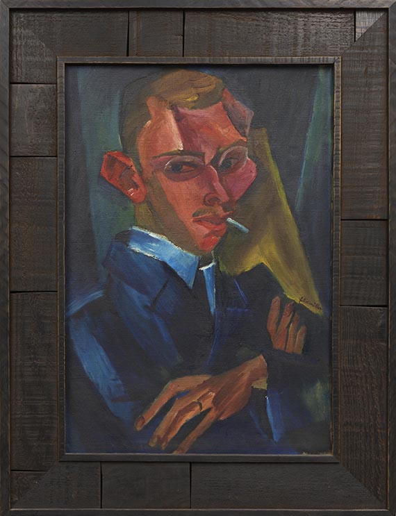Conrad Felixmüller - Bildnis Dr. Erich H. Müller - Frame image