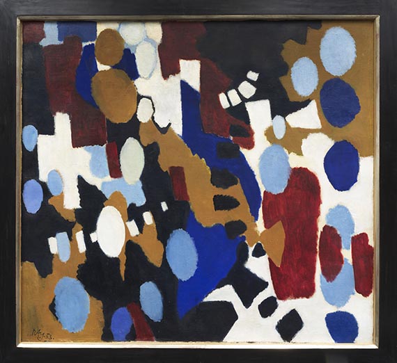 Ernst Wilhelm Nay - In Blockformen - Frame image