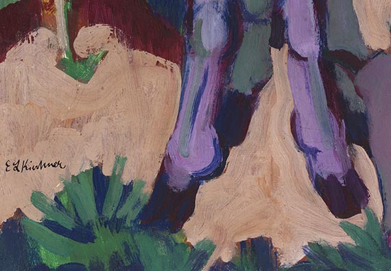 Ernst Ludwig Kirchner - Kühe im Herbst - 