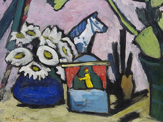 Gabriele Münter - Stilleben mit Kasperltheater - 