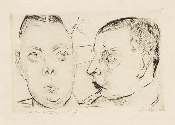 Max Beckmann - Gesichter - 