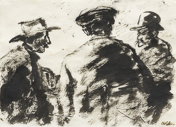 Emil Nolde - Marktleute