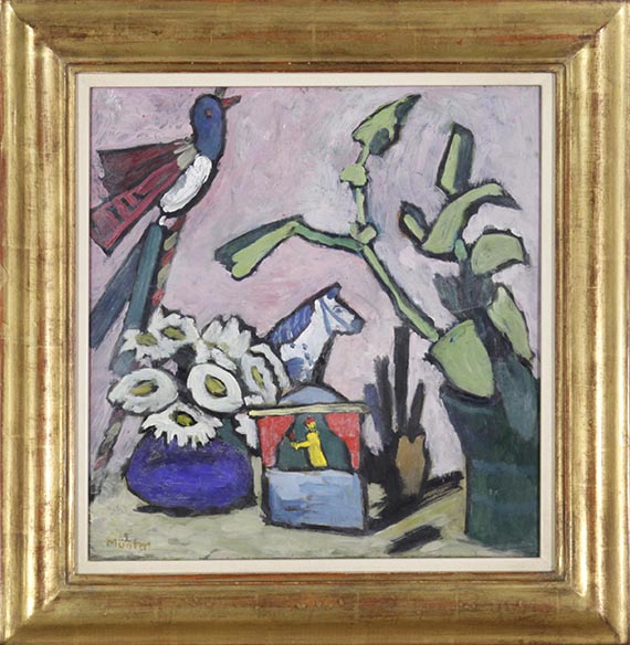 Gabriele Münter - Stilleben mit Kasperltheater - Frame image