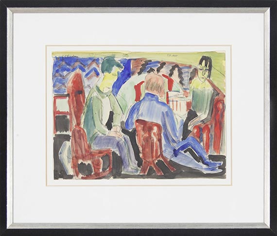 Ernst Ludwig Kirchner - Unterhaltung - Frame image