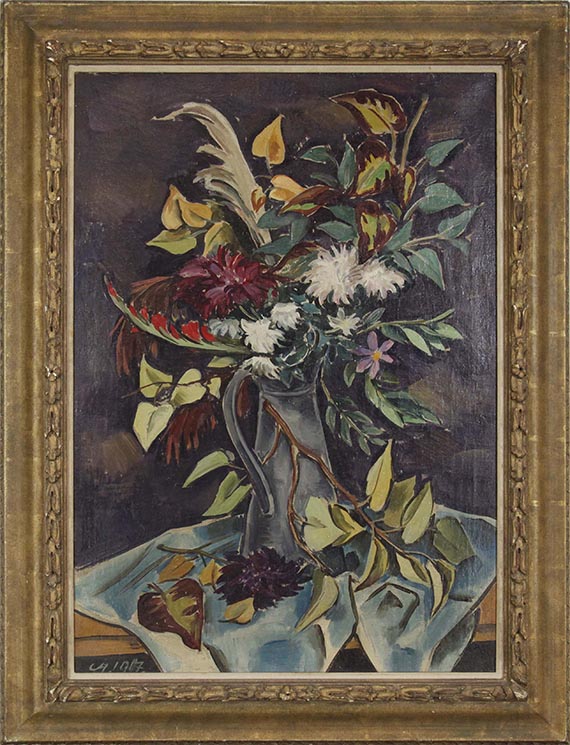 Karl Hofer - Herbstblumen - Frame image