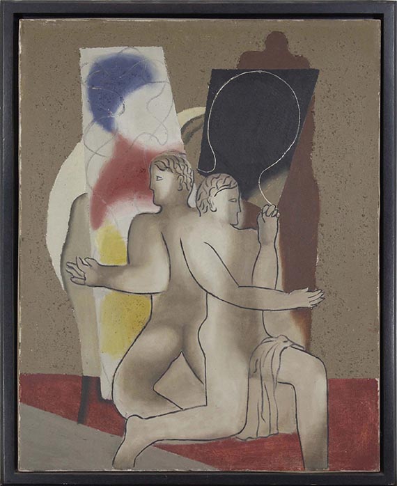 Willi Baumeister - Kniende Gruppe - Frame image