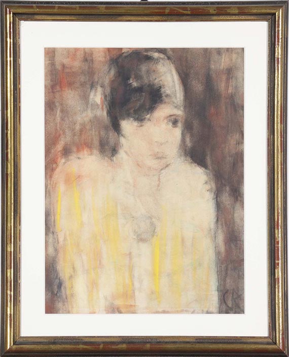 Christian Rohlfs - Kecke junge Dame (Flapper) - Frame image