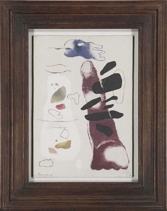 Willi Baumeister - Mit Amöbenform - Frame image