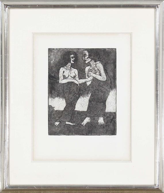 Emil Nolde - Mann und Mädchen - Frame image