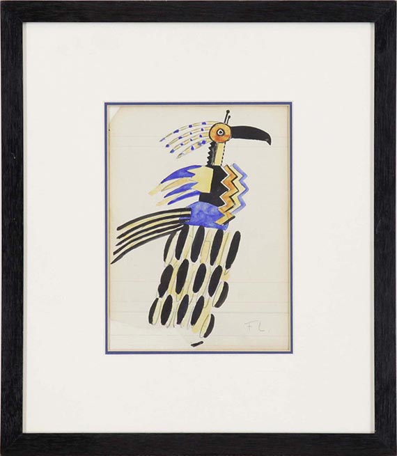 Fernand Léger - Projet de costume: Création du Monde - Frame image