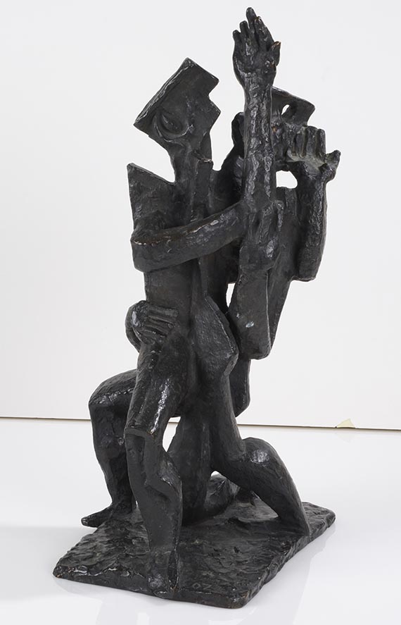 Ossip Zadkine - Les combattants ou la terreur ou les guerriers - Back side