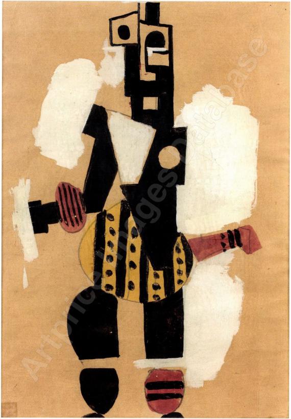 Etude d´oiseau, costume pour "La création du...