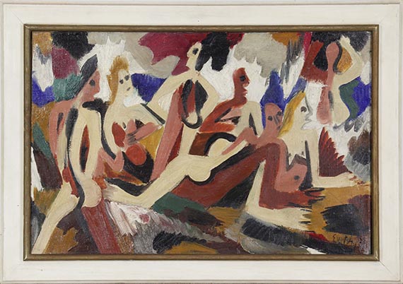 Ernst Wilhelm Nay - Menschenschicksale II - Frame image