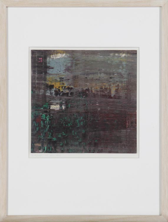 Gerhard Richter - 15. Nov. 1996 (Teil des verworfenen Abstrakten Bildes 802-4) - Frame image