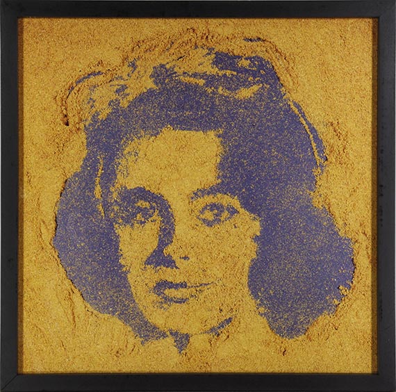 Vik Muniz - Liz (After Warhol) - Frame image