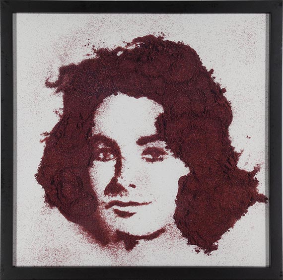 Vik Muniz - Liz (After Warhol) - Frame image