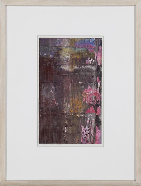 Gerhard Richter - 11 Nov. 1996 (Teil des verworfenen Abstrakten Bildes 802-4) - Frame image