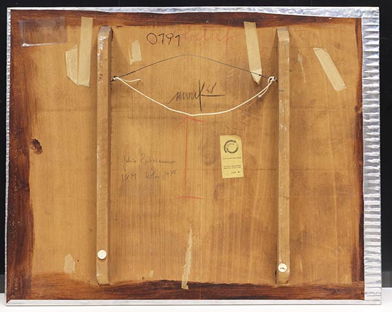 Heinz Mack - Lichtrelief - Back side