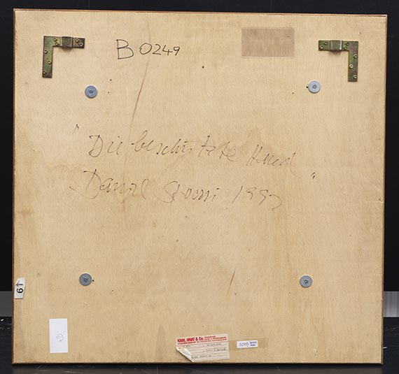 Daniel Spoerri - Die beschützende Hand - Back side