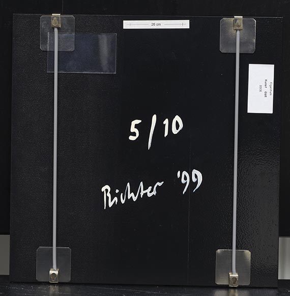 Gerhard Richter - Schwarz, Rot, Gold III - Back side