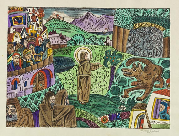 Franz von Zülow - Der heilige Franziscus von Assisi - 