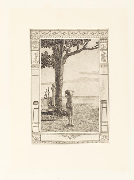 Max Klinger - Amor und Psyche, Opus Va und Vb, 2 Mappen