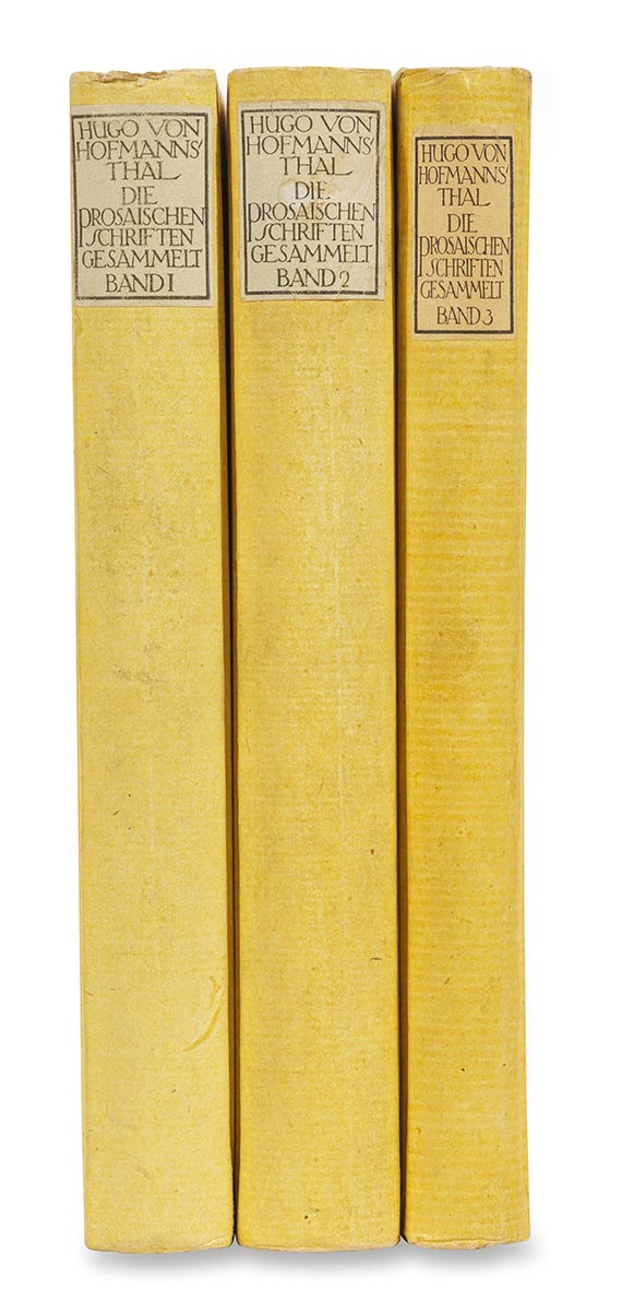 Hugo von Hofmannsthal - Die prosaischen Schriften