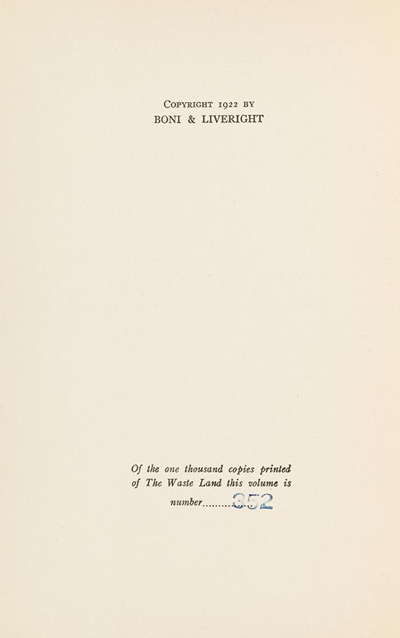 Thomas S. Eliot - The Waste Land - 