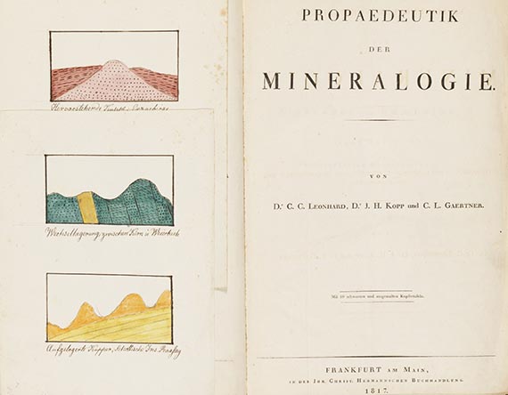 Karl Caesar von Leonhard - Propaedeutik der Mineralogie. Handexemplar von K. L. Gärtner - 