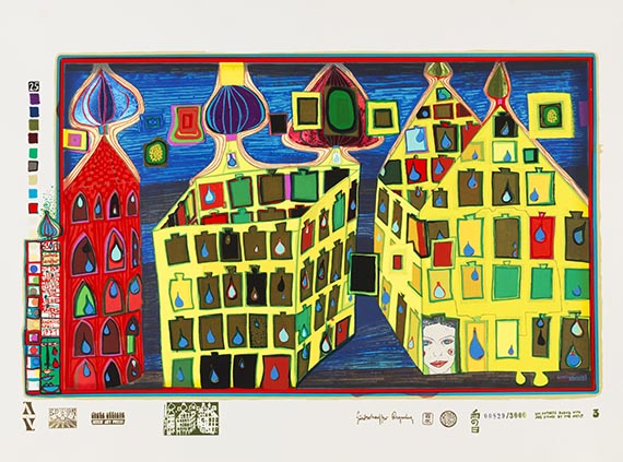 Friedensreich Hundertwasser - Regentag - Look at it on a rainy day - 
