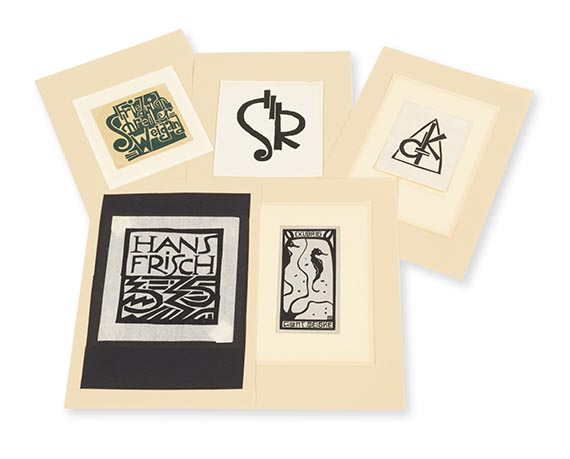 Karl Schmidt-Rottluff - 5 Exlibris