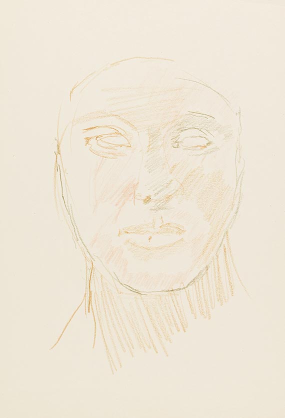 Oskar Kokoschka - 3 Porträt-Zeichnungen - 