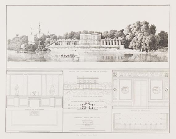Karl Friedrich Schinkel - (Baukunst). Architekton. Entwürfe